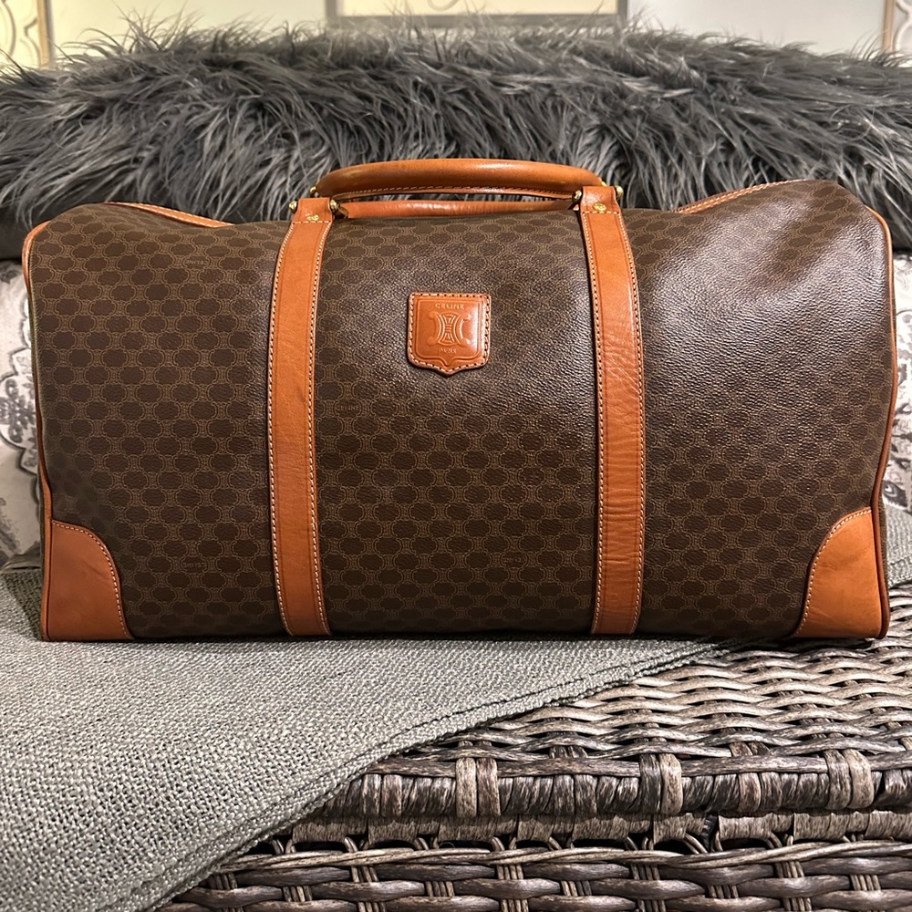CELINE TRAVEL BAG, LOCK & 2 KEYS